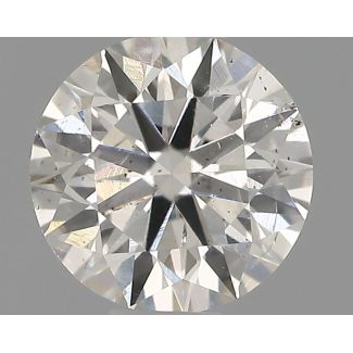 0.41 Carat Round F SI2 EX VG IGI Natural Diamond