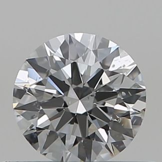 0.40 Carat Round E SI1 EX GIA Natural Diamond