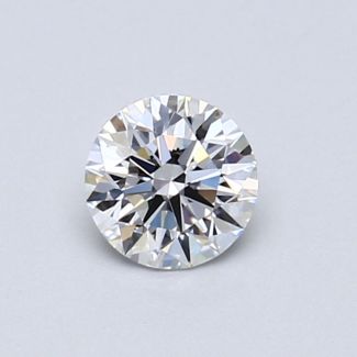 0.56 Carat Round E VVS1 EX GIA Natural Diamond