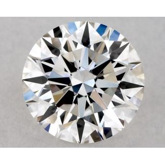 0.56 Carat Round G VVS2 EX GIA Natural Diamond