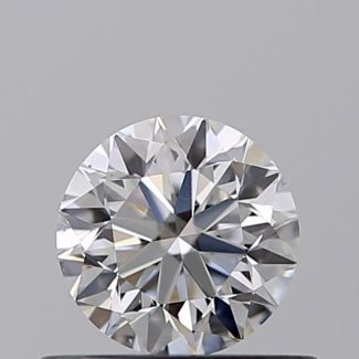 0.45 Carat Round D VS2 VG EX GIA Natural Diamond