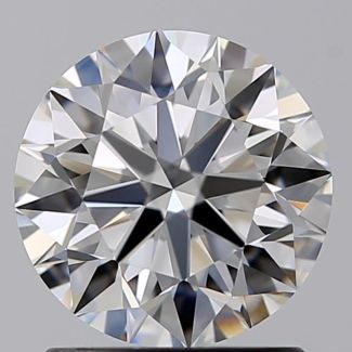 1.23 Carat Round E VVS2 EX GIA Natural Diamond