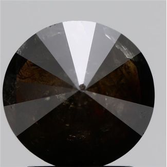 1.62 Carat Round Fancy Black GD GIA Natural Diamond