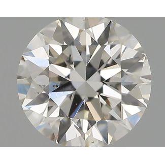 0.30 Carat Round H VS2 EX VG IGI Natural Diamond