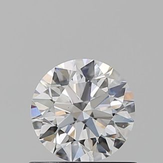 0.72 Carat Round F VS2 EX GIA Natural Diamond