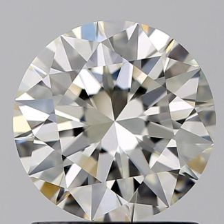 1.12 Carat Round J VVS2 EX GIA Natural Diamond