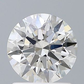 1.11 Carat Round H VVS2 EX GIA Natural Diamond