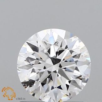 1.03 Carat Round F SI1 EX GIA Natural Diamond