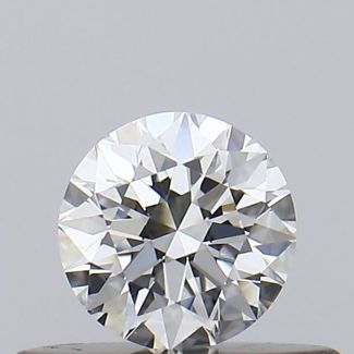 0.31 Carat Round H VVS1 EX GIA Natural Diamond