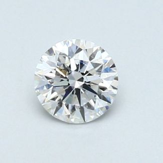 0.51 Carat Round D VS2 VG EX GIA Natural Diamond