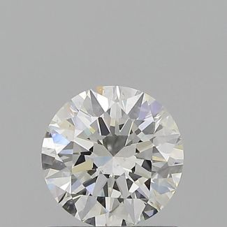 0.9 Carat Round H SI1 EX GIA Natural Diamond