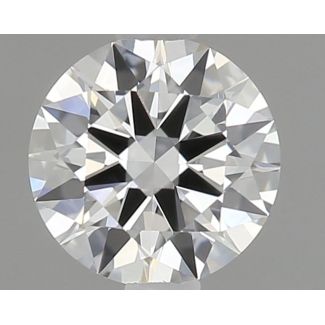 0.23 Carat Round F VVS1 EX VG GIA Natural Diamond