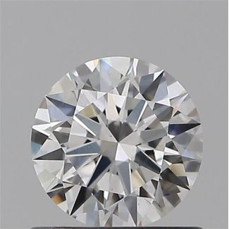 0.56 Carat Round E VS1 EX GIA Natural Diamond