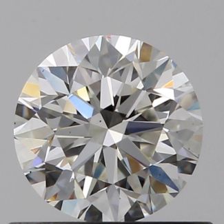 0.50 Carat Round H VS1 VG EX GIA Natural Diamond