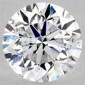 0.9 Carat Round D SI2 GD EX GIA Natural Diamond