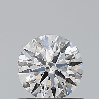 0.54 Carat Round F SI2 EX GIA Natural Diamond