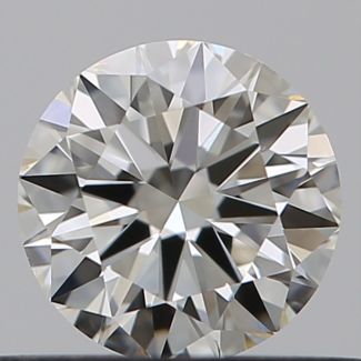 0.5 Carat Round G VVS2 EX IGI Natural Diamond