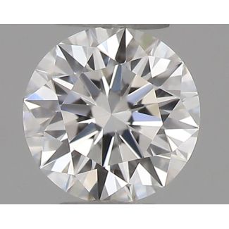 0.18 Carat Round F VVS2 EX GIA Natural Diamond