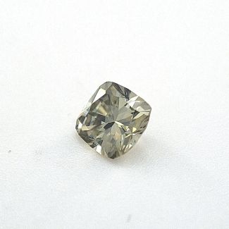 0.37 Carat Cushion Brilliant Yellow VVS2 - GD HRD Natural Diamond