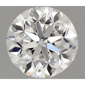 0.7 Carat Round F VS1 GD EX IGI Natural Diamond