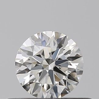 0.31 Carat Round I VVS2 EX GIA Natural Diamond