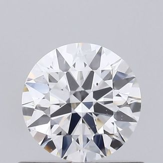 0.5 Carat Round E SI1 EX GIA Natural Diamond