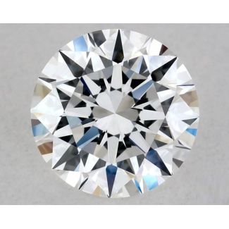 0.6 Carat Round E VVS2 EX GIA Natural Diamond