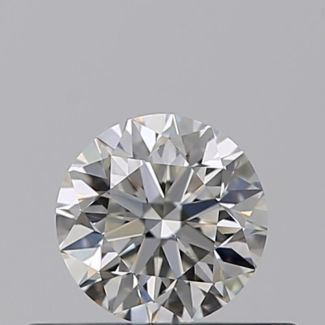 0.32 Carat Round H VVS2 VG EX GIA Natural Diamond