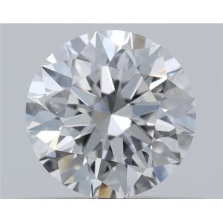 0.5 Carat Round F VS2 EX GIA Natural Diamond