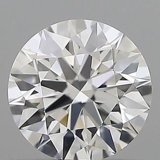 0.5 Carat Round F VVS2 EX GIA Natural Diamond