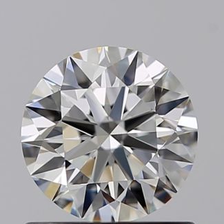 0.72 Carat Round H VVS2 EX GIA Natural Diamond