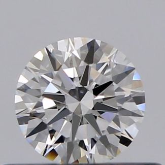 0.32 Carat Round D VS1 EX GIA Natural Diamond