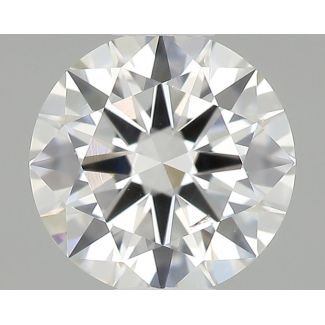 0.4 Carat Round F SI1 EX GIA Natural Diamond