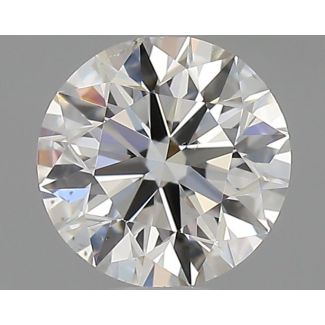 0.5 Carat Round G SI1 EX GIA Natural Diamond