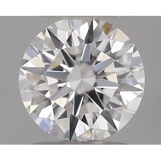 0.18 Carat Round E VVS2 EX GIA Natural Diamond