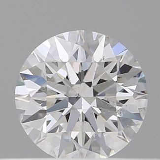 0.35 Carat Round E SI1 EX GIA Natural Diamond