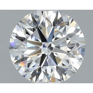 1.7 Carat Round E VVS2 EX GIA Natural Diamond