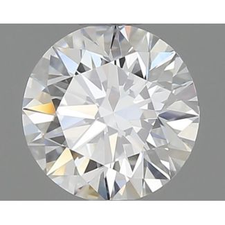 0.56 Carat Round D VVS1 EX GIA Natural Diamond