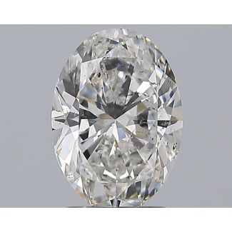 2.01 Carat Oval F SI1 - EX GIA Natural Diamond