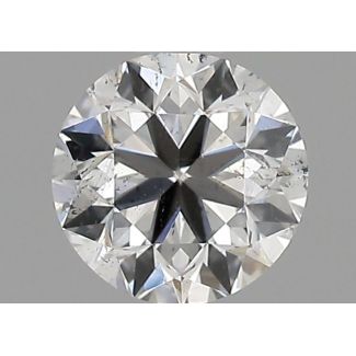 0.73 Carat Round F SI2 GD VG EGL Natural Diamond