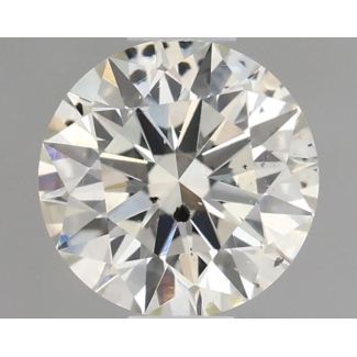 0.56 Carat Round I SI2 EX VG IGI Natural Diamond