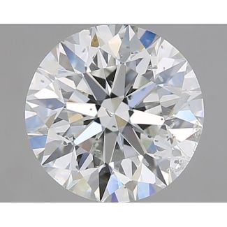 1.5 Carat Round F SI2 EX GIA Natural Diamond