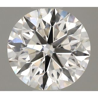 0.56 Carat Round G VS2 EX VG GIA Natural Diamond