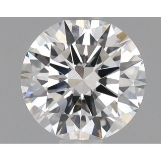 0.81 Carat Round E VVS1 EX GIA Natural Diamond