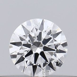 0.19 Carat Round D SI1 EX GIA Natural Diamond