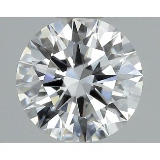 0.57 Carat Round D VVS1 EX GIA Natural Diamond