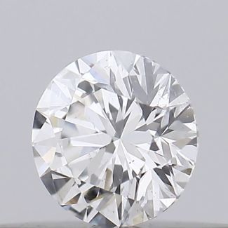 0.18 Carat Round D SI1 EX VG GIA Natural Diamond