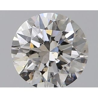 0.9 Carat Round H SI1 EX VG GIA Natural Diamond