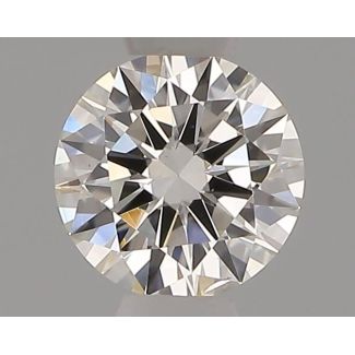 0.30 Carat Round H VS2 EX IGI Natural Diamond