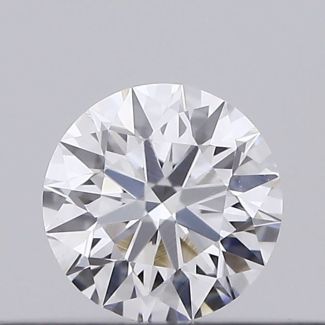 0.18 Carat Round D VS1 EX GIA Natural Diamond